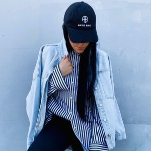 Anine Bing Black Cap